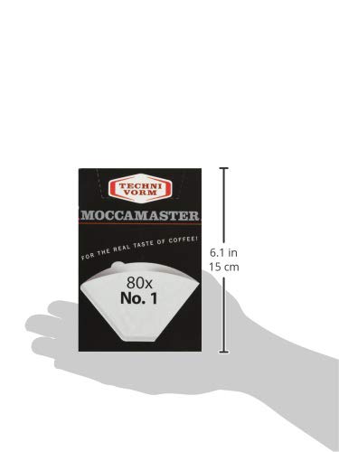 Technivorm Moccamaster 85090 Cup-One - Filtro de papel, color blanco