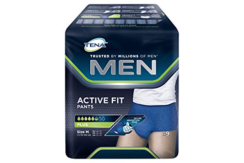 Tena Men Active Fit Plus M Pantalones para hombre, 1 x 12 unidades
