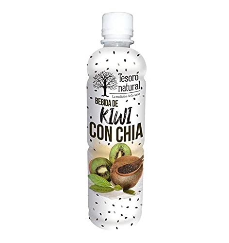 Tesoro Natural - Bebida de Kiwi con Chia - La Tradicion de lo Sano - 450 Ml
