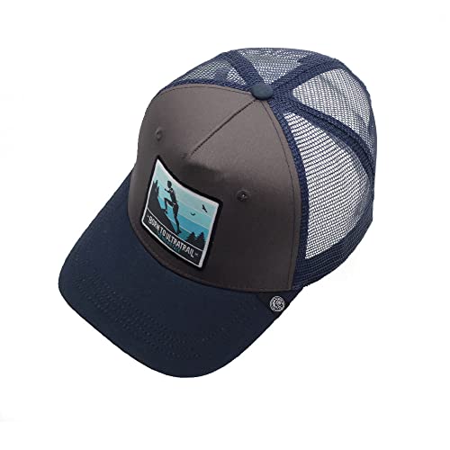 The Indian Face Gorra - Born to Ultratrail Grey/Blue