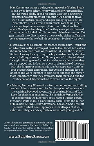 The Missing Mercury Diamond: A Max n' Tak "Planet Series" Adventure