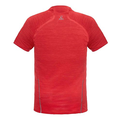 The North Face Flight Series Short Sleeve 1/4 Zip Camiseta, Hombre, Rojo (Pompeian Red), M