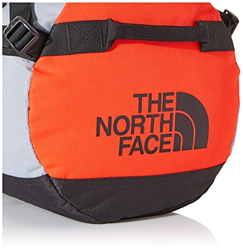 The North Face Gilman Duffel S Tnfb/Mdgy/Fryrd, Unisex Adulto, TNF blk/Mid gry/Fiery Red, OS