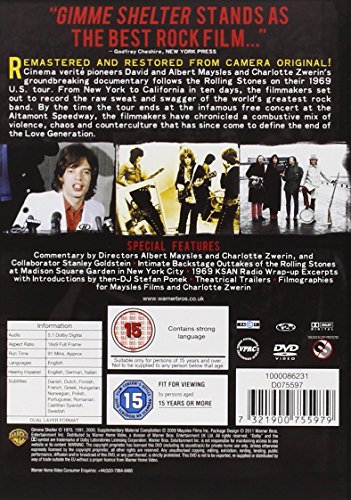 The Rolling Stones - Gimme Shelter [UK Import] [Reino Unido] [DVD]