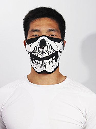 ThreeH Máscara de Calavera Invierno Transpirable a Prueba de Viento para Montar Snowboard Senderismo FM09I