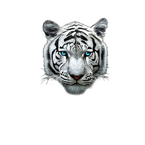 Tigre Blanco Bengala Hombre Camiseta Blanco XS