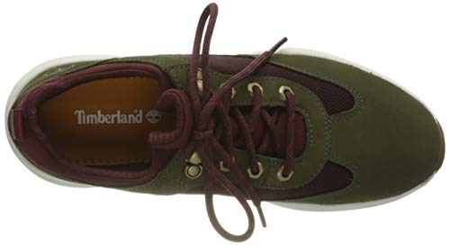 Timberland Boroughs Low-top Zapatillas para Mujer, Verde (Dark Green Nubuck), 40 EU