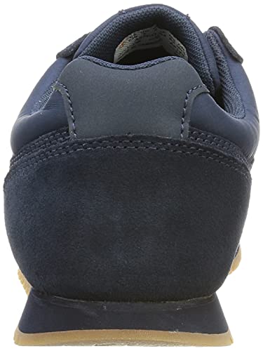 Timberland Lufkin Fabric and Leather Oxford Sneaker Basic Zapatillas para Hombre, Azul (Navy Suede), 44.5 EU