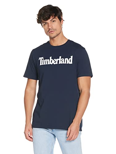 Timberland UOMO T-Shirt Kr Linear BLU Mod. TBA2C31 XL
