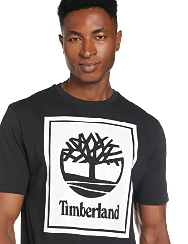 Timberlande los Hombres Camiseta gráfica, Negro, L