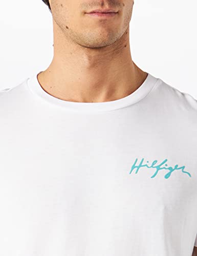 Tommy Hilfiger Crew Neck tee Bikini Top, White, M Men's