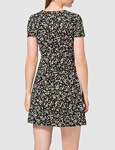 Tommy Jeans TJW FIT Flare Print Dress Vestido, Estampado Floral, L para Mujer