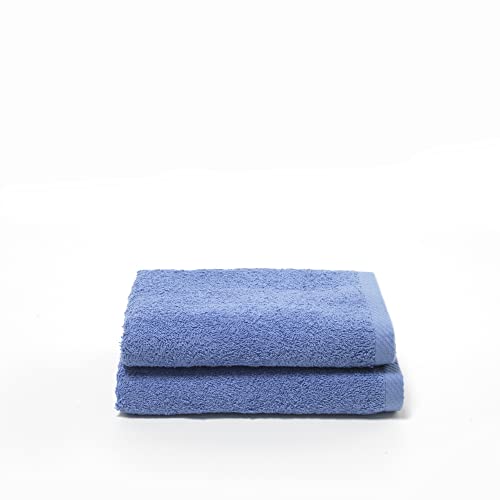 Top Towels - Toallas baño - Juego 2 Toallas Bidet - 100% Algodón-  500g/m2 - Medida 30x50cms