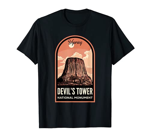 Torre del Diablo Monumento Nacional Wyoming Camiseta