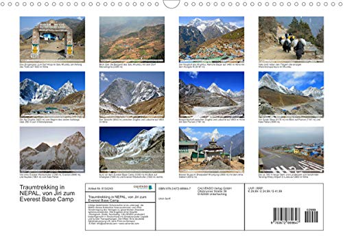 Traumtrekking in NEPAL, von Jiri zum Everest Base Camp (Wandkalender 2022 DIN A3 quer)