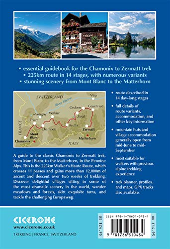 Trekking Chamonix to Zermatt: The classic Walker's Haute Route (Cicerone Trekking Guides)