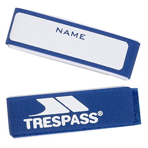 Trespass - Correa/Cinta cierre adhesivo para los esquís snowboard (Paquete de 2 unidades) - Nieve/Invierno/Vacaciones (Talla Única) (Azul)