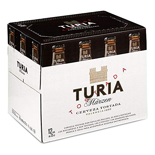 Turia Marzen Cerveza Tostada - Caja de 12 Botellas 25cl