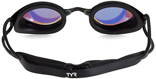 TYR Blackhawk – Gafas de natación Unisex, Oro/Multi Metalizado
