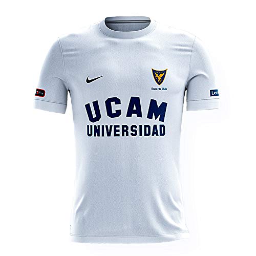 UCAM eSports Oficial 2020 Camiseta, Blanco, M Unisex Adulto