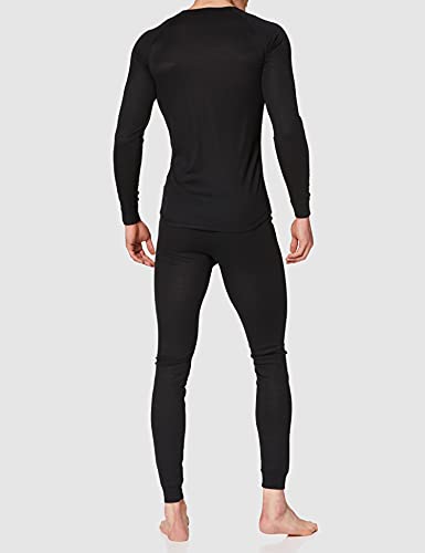 Ultrasport Thermal Underwear Set Conjunto, Hombre, Negro, S