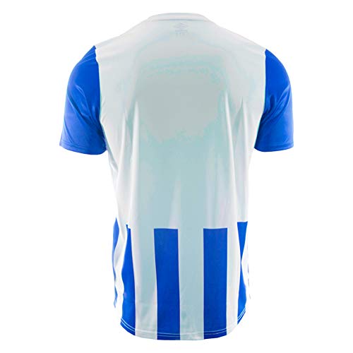 UMBRO Brave Jersey Camiseta De Fútbol, Hombre, Azul y Blanco, M