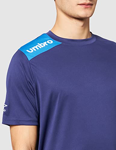 Umbro Fight Camiseta De Fútbol, Hombre, Azul Marino, M