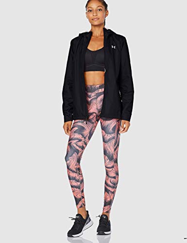 Under Armour Forefront Rain Chaqueta, Mujer, Negro, MD