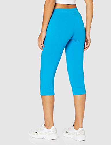 Urban Classics Ladies French Terry Capri Pantalones, Turquesa (Turquoise 00217), 38 (Talla del Fabricante: Small) para Mujer