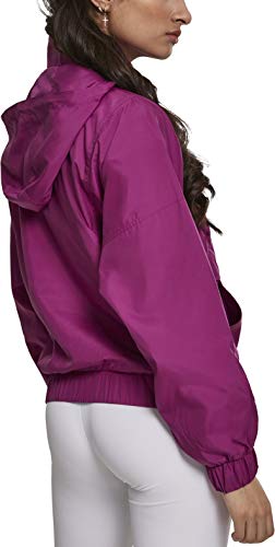 Urban Classics Ladies Panel Pull Over Jacket, Chaqueta para Mujer, Morado (Viola 01725), X-Large