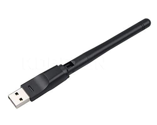 USB Antena WiFi inalambrica Realtek RTL8188 USB 2.0, Adaptador LAN de 150M 802,11 b-g-n con Antena giratoria para Ordenador portatil, PC, Mini Dongle Wi-fi