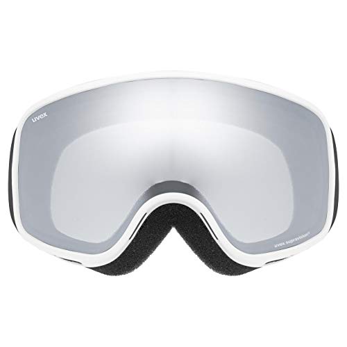 uvex scribble FM sph Gafas de esquí, Juventud unisex, white/silver-clear, one size