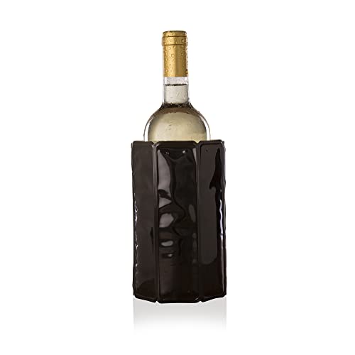 Vacu Vin Enfriador Activo de Vino, Color Negro, 1 Pack