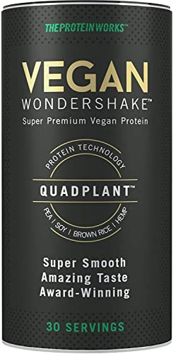Vegan Wondershake | Crema De Vainilla | Batido Proteico Vegano | Super Suave, Gran Sabor | THE PROTEIN WORKS | 30 Servicios