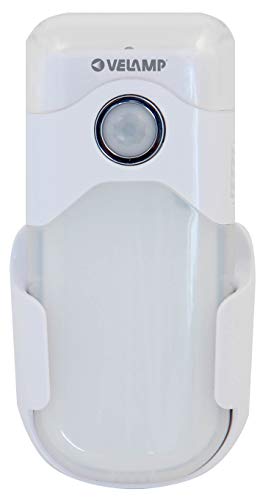 Velamp Night Guard - Linterna de emergencia automática con función luz de cortesía y detector de movimiento - LED - Ideal para pasillos, escaleras, dormitorios, salones y blancos