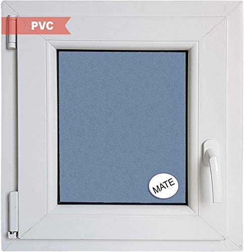 Ventanastock Ventana PVC Practicable Oscilobatiente Izquierda 1 hoja con vidrio Carglass (Climalit Mate) blanco, 60cm x 50cm