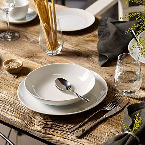 Villeroy & Boch Group Vivo New Fresh Basic Juego de mesa para 6 personas, 12 piezas, Porcelana Premium, Blanco