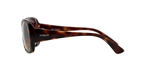 Vogue 0Vo2843S Gafas de Sol, Dark Havana, 56 para Mujer