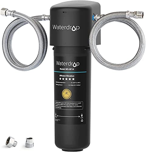 Waterdrop 10UA Sistema de Filtro de Agua para Debajo del Mostrador, Conexión Directa al Grifo de la Cocina, 30.000 litros de Alta Capacidad de Reducción de Cloro