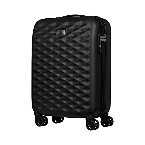 Wenger Lumen 20" Hardside Luggage Global Carry-On - Negro Maleta, 54 cm, 32 Liters