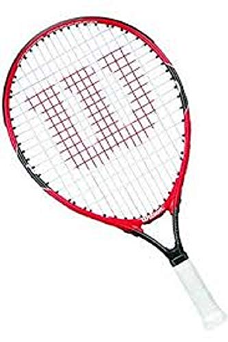 Wilson, Raqueta de tenis para jóvenes, Roger Federer 26, Negro/Rojo, Para jóvenes con altura de más de 145 cm