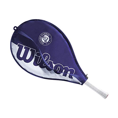 Wilson Roland Garros Elite 25, Raqueta de Tenis, para niños de 9 a 10 años, para Niños, Blanco/Azul