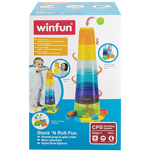 winfun - Torre apilable con juego de bolas winfun (40537)
