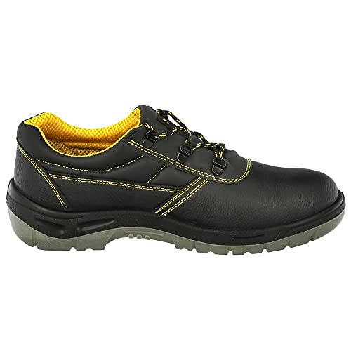 WOLFPACK LINEA PROFESIONAL 15018325 Zapatos S3 Piel Negra Wolfpack Nº 41 Vestuario Laboral,Calzado Seguridad, Botas Trabajo