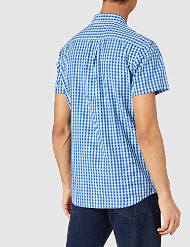 Wrangler Pocket Shirt Camisa, Ángel Azul, L para Hombre