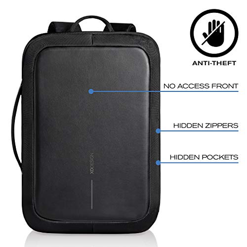 XD Design Bobby Bizz - Mochila antirrobo para portátil y maletín con USB (bolsa unisex)