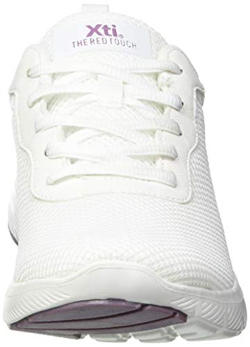 XTI 42562, Zapatillas Mujer, Blanco, 39 EU