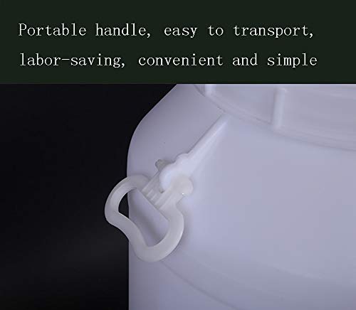 Yimihua Bidones Agua Recipiente de Tipo Tanque de Hogares de Calidad alimentaria Cubo de plástico Vertical de Espesado de Almacenamiento de Agua está Sellado con una Tapa (Size : 100L)