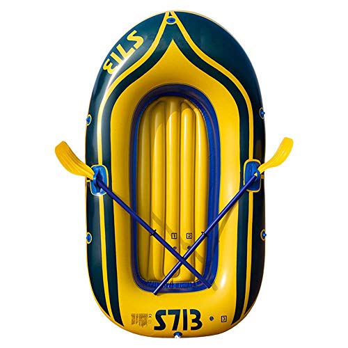 YX-ZD Pesca Kayak Inflable, Inflable De PVC para La Canoa del Kajak Al Aire Libre A La Deriva Viajar Pesca, Pesca del Barco De Río, La Carga Máxima De 200 Kg / 440Lb