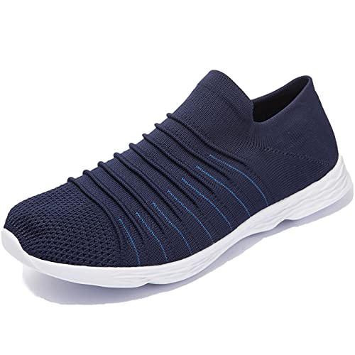 Zapatillas Casuales para Hombre Calzado Deportivo Bajas de Moda Sandalias de Verano Ligeras y Transpirables Azul 49